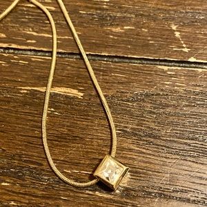 Dior signed snake necklace